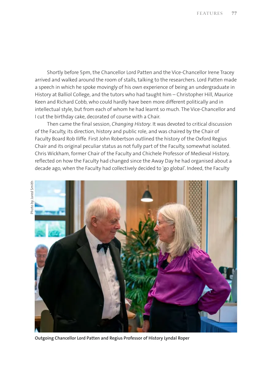 Three Years to Glory — Richard Humble (Oriel Record 2024, p.79)