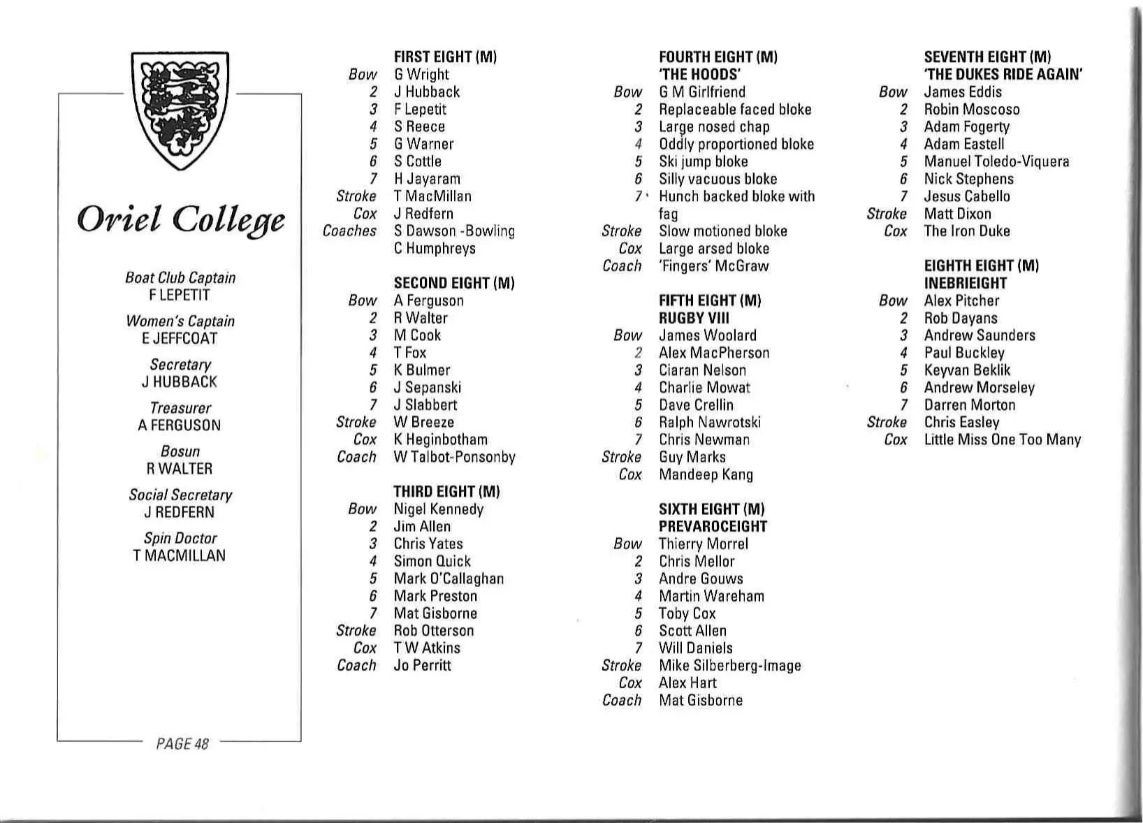 1997 programme page 50