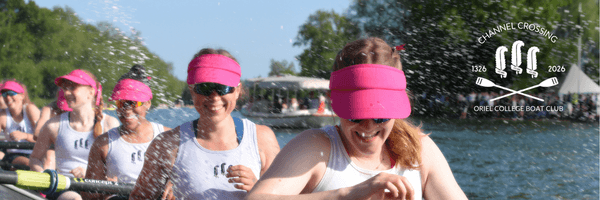 Oriel Women's crew celebrating