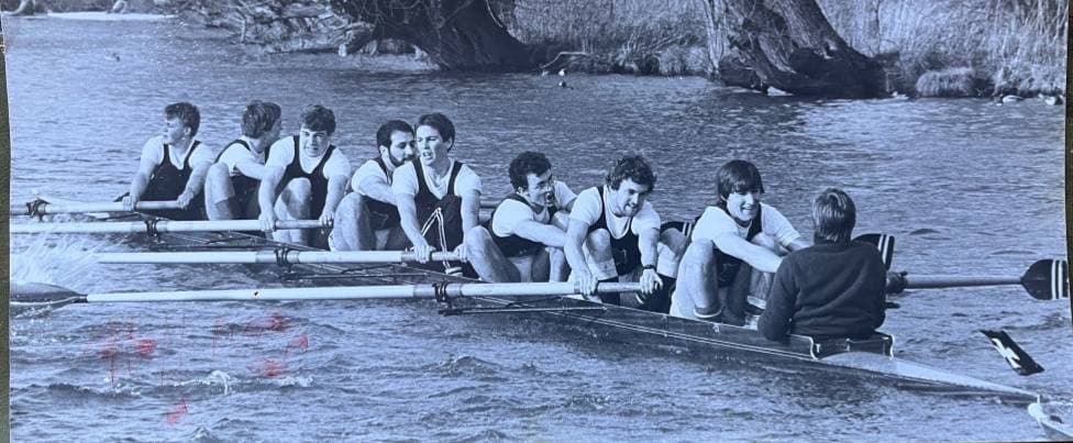 1983 Torpids M3 - novice crew avoiding Worcester 2